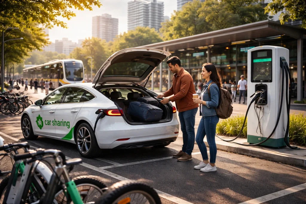 Car Sharing and Multi-Modal Transport Options
