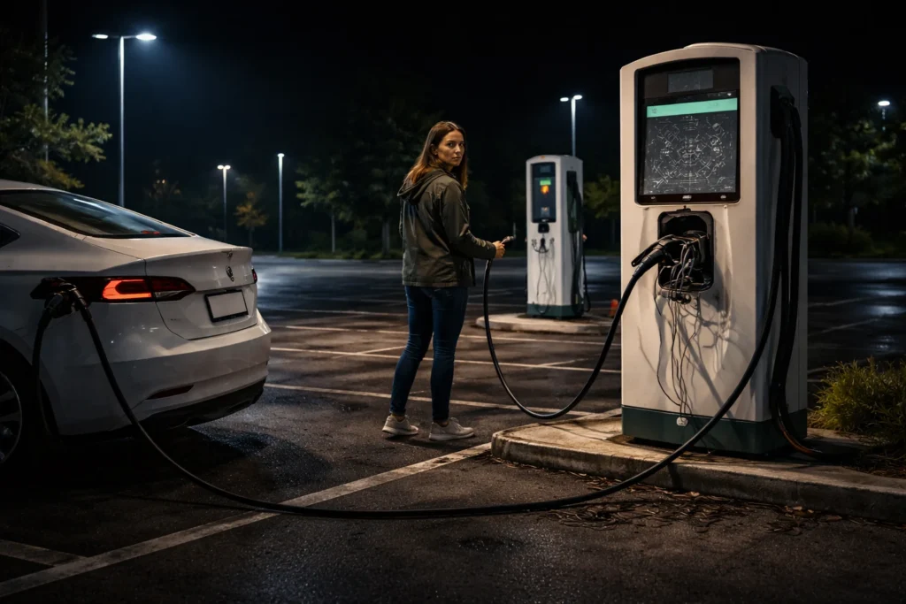 Charger Anxiety Outweighs Range Anxiety for EV Drivers